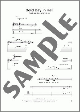 楽譜一覧】ゲイリー・ムーア - ヤマハ「ぷりんと楽譜」