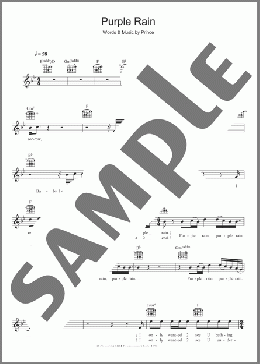 楽譜一覧】Purple Rain Prince - ヤマハ「ぷりんと楽譜」