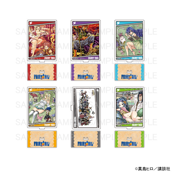 フェアリーテイル アクリルスタンド 15体セットボトルキャップ ナツ