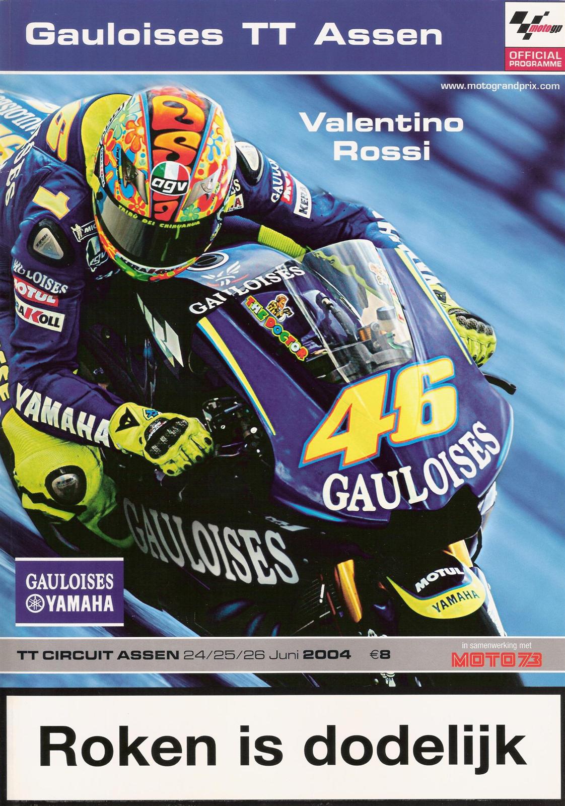 2004 MotoGP (FIM Grand Prix World Championship) Programmes | The