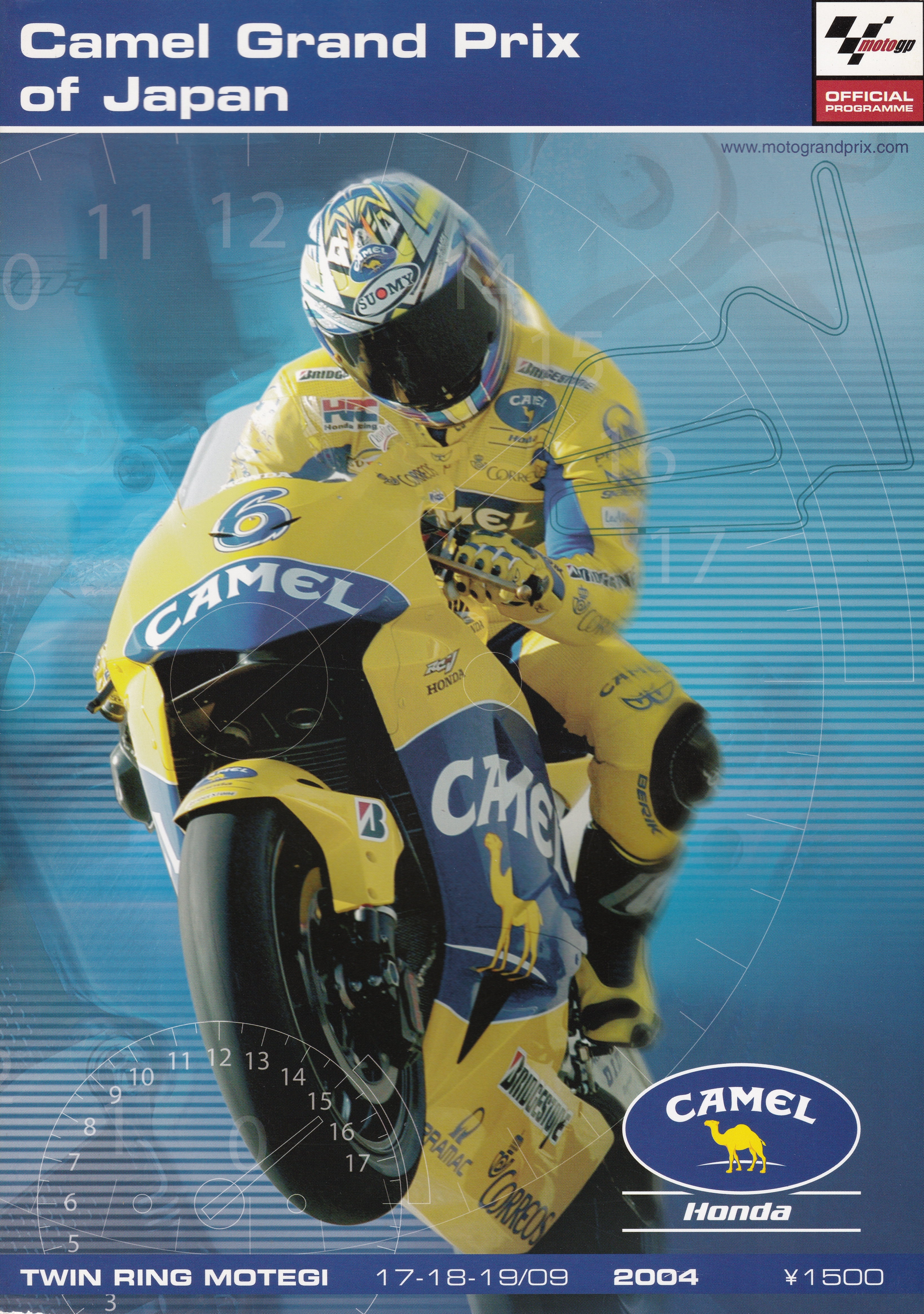 2004 MotoGP (FIM Grand Prix World Championship) Programmes | The