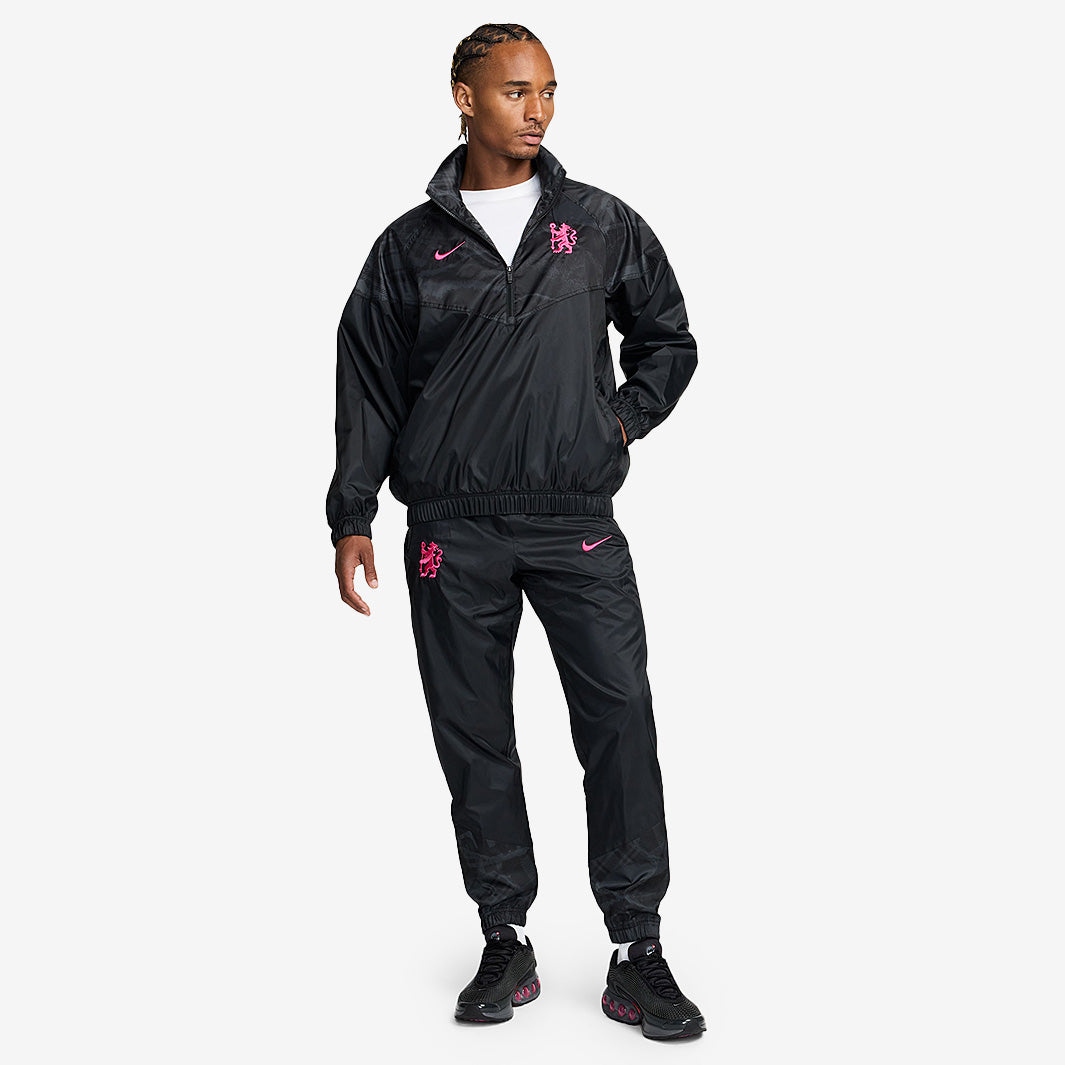 Nike Chelsea 24/25 Windrunner Third Jacket - Black/Pink Prime