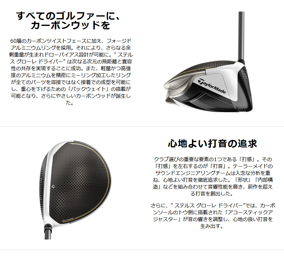 日本仕様 テーラーメイド セレクトストア限定 STEALTH GLOIRE＋