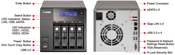 TS-439 Pro | Hardware Specs | QNAP