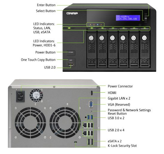 TS-669 Pro | Hardware Specs | QNAP (US)