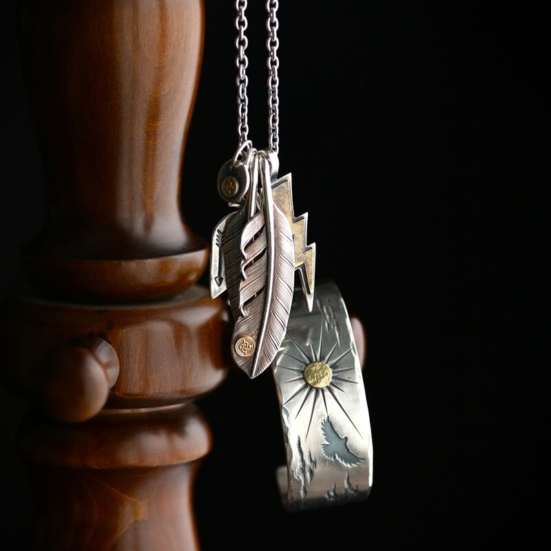 hemlock ヘムロック Repousse Thunderbird top K18 リポウズ