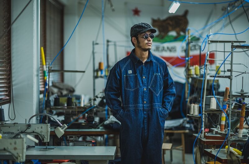 TCB jeans TCBジーンズ Black Cat Crew Suit ブラックキャットクルー