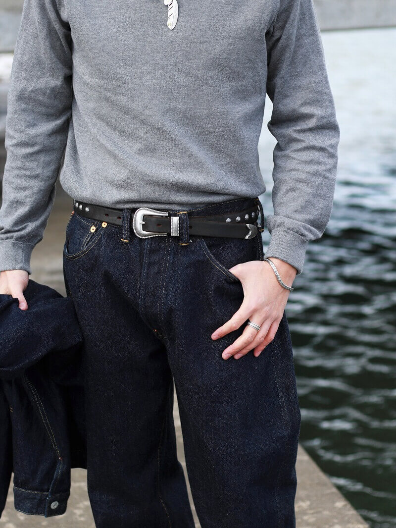 Vintage Works ヴィンテージワークス Leather belt 7Hole レザーベルト