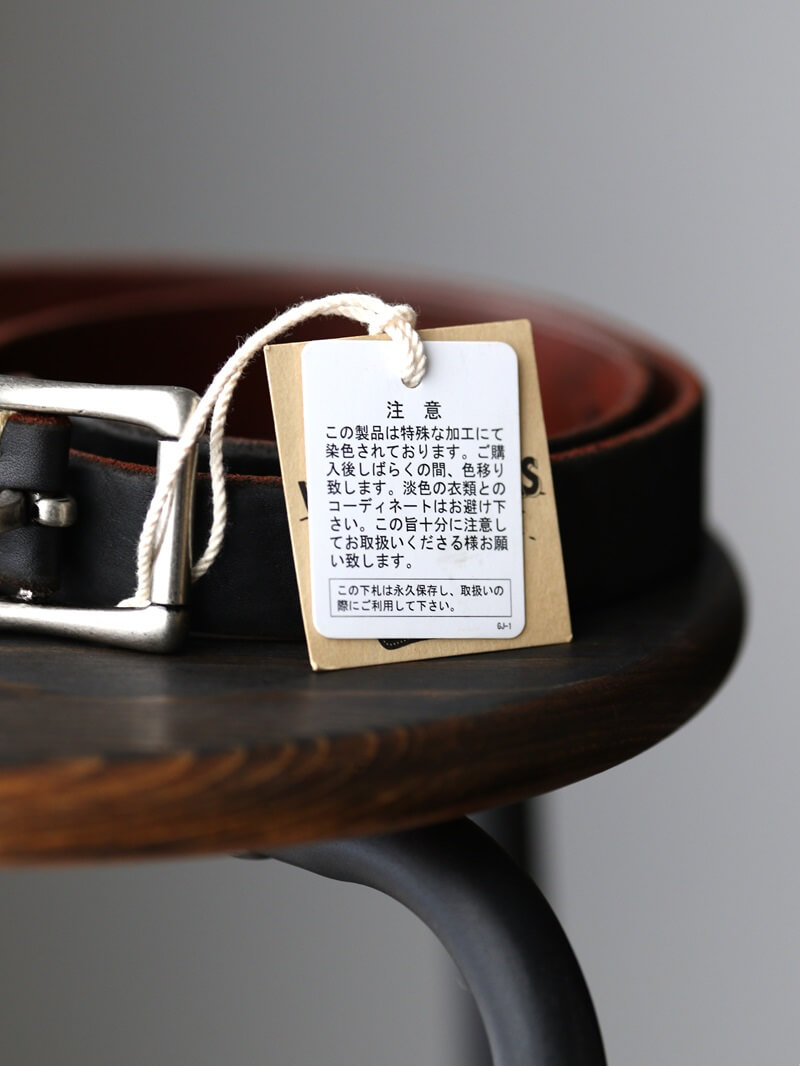 Vintage Works ヴィンテージワークス Leather belt 7Hole レザーベルト