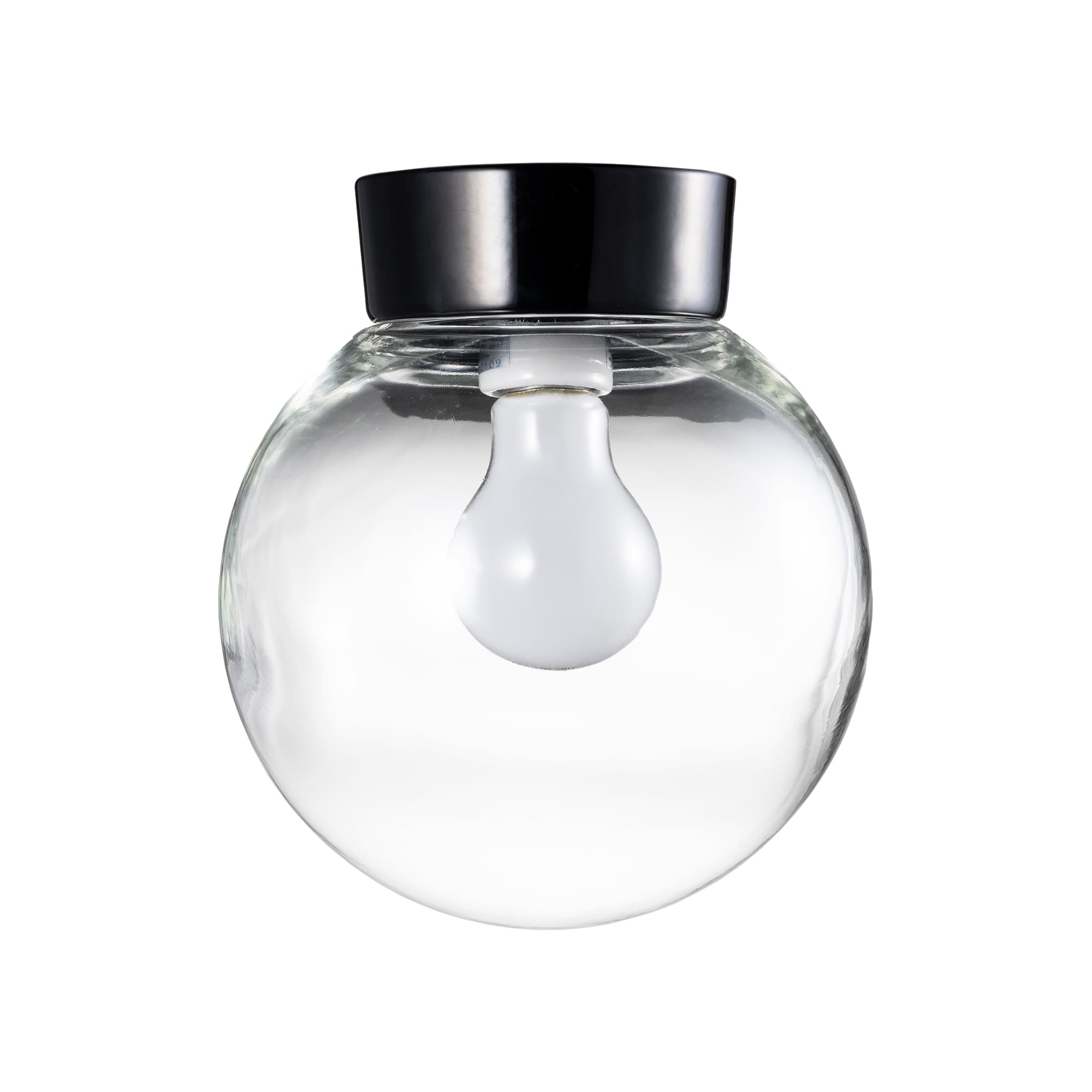 ボールライト クリア×ブラック（大） | LT-BR012-01-G141 | 直付