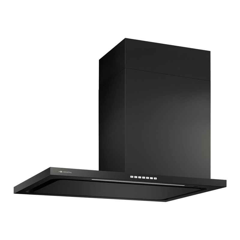 薄型レンジフード 側面壁付け型 W900 ブラック レギュラータイプ | KB