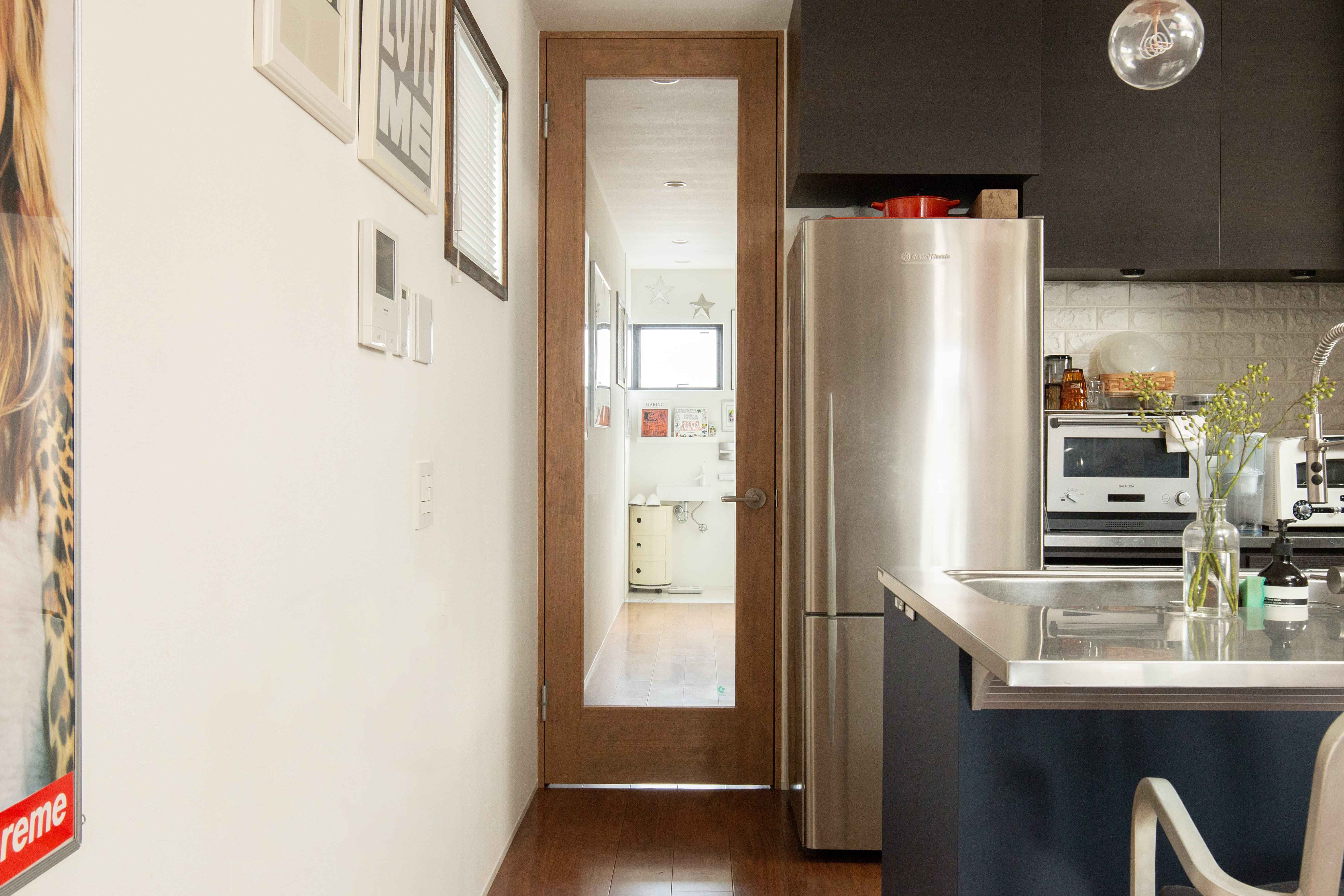 オーダー框ドア 枠なし 1パネルガラス | DW-DR017-03-G299 | ドア・扉