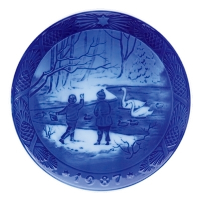 イヤープレート 1987年版 / 昭和62年|ロイヤル コペンハーゲン 公式