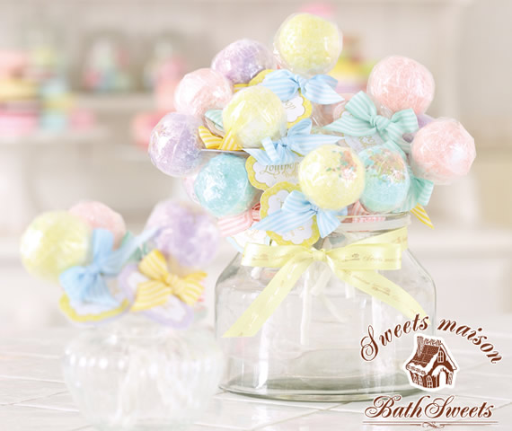 入浴剤　ロリポップバスフィズ　80個 入浴剤 >> バスフィズ >> スウィーツメゾン ロリポップフィズ