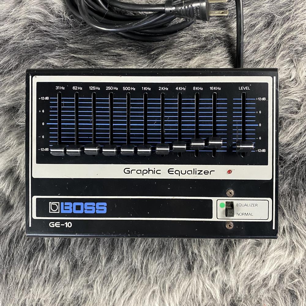 BOSS GE-10 グラフィック エコライザー BOSS GE-10 Graphic Equalizer <ボス>｜平野楽器 ロッキン オンライン