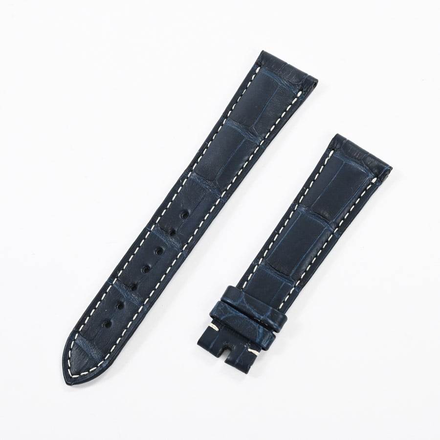 ブルー アリゲーター レザーストラップ 19-16mm | 032CUZ005110 | 未