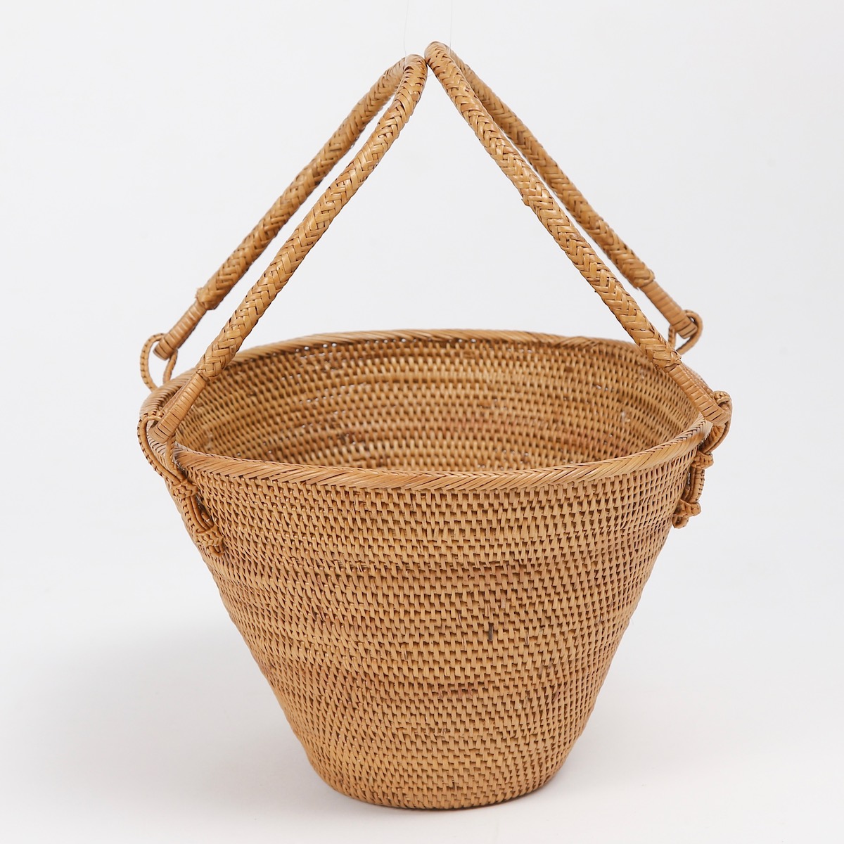 レトロ買物籠 Sサイズ (PNC145) Rosily(ロージリー) バリ島 アタ