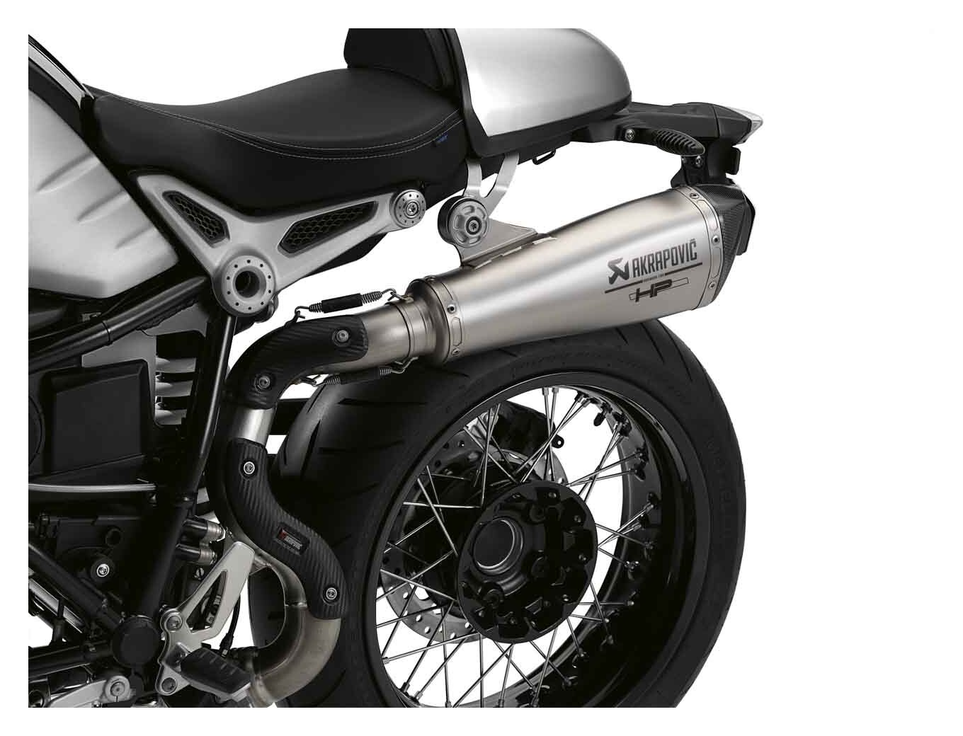 Akrapovic HP High-Mount Slip-On Exhaust BMW R NineT - RevZilla