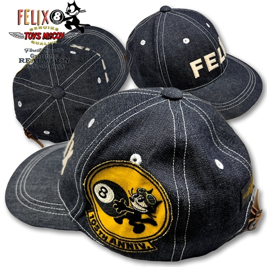 TOYS McCOY × FELIX THE CAT デニムキャップ No.TMA2401 