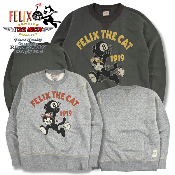 TOYS McCOY × FELIX THE CAT スウェットシャツ No.TMC2448 