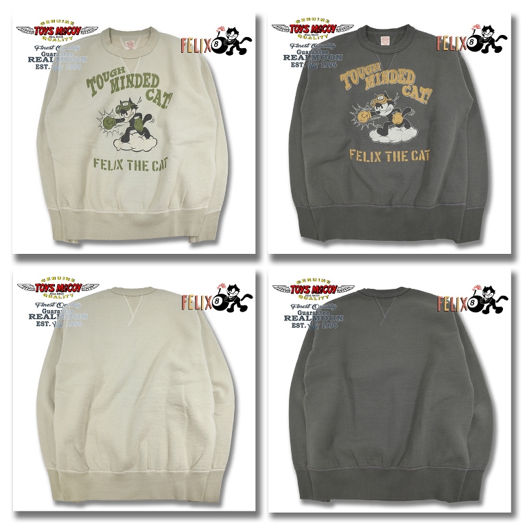 TOYS McCOY × FELIX THE CAT スウェット No.TMC2547 