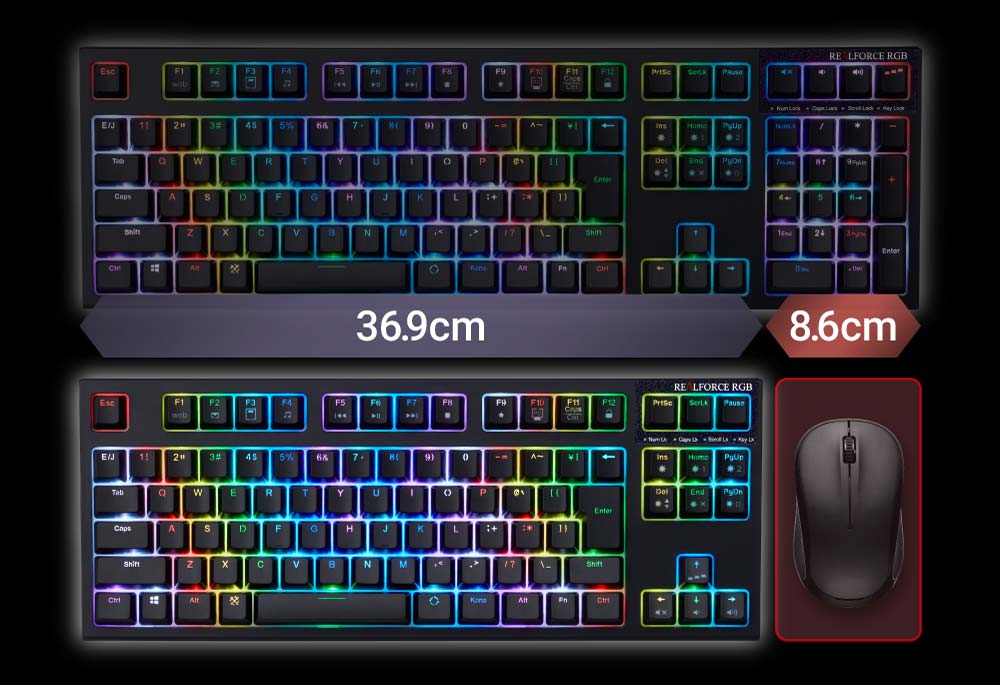 製品 : REALFORCE RGB TKL / R2TLA-JP4G-BK | REALFORCE | 日本製