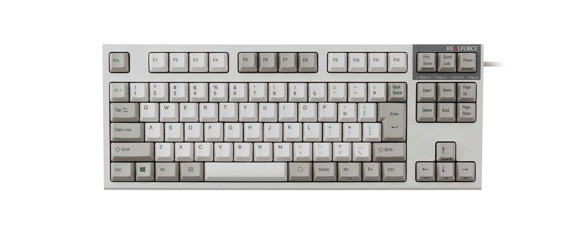 製品 : REALFORCE TKL SA / R2TLSA-JP4-IV | REALFORCE | 日本製