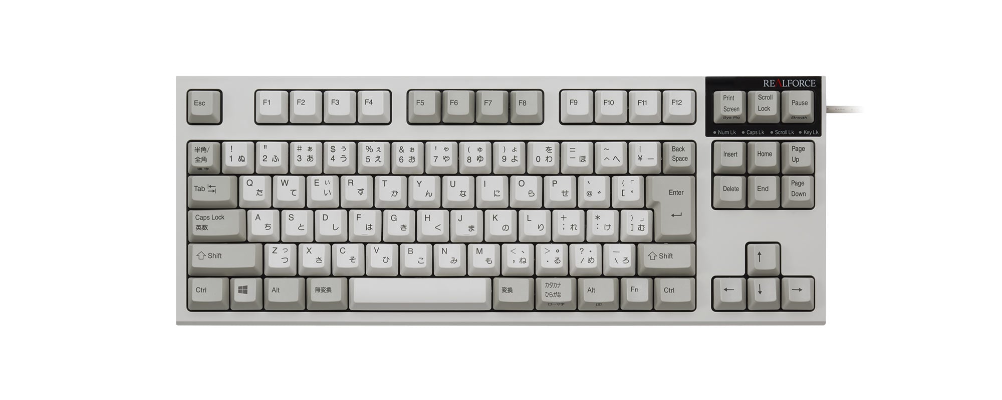 製品 : REALFORCE TKL / R2TL-JP3-IV | REALFORCE | 日本製プレミアム