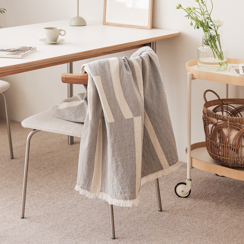 コットンブランケット elvang Lyme Grass ｜家具・インテリア通販 Re