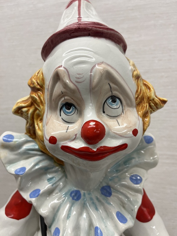 イタリアアンティーク ピエロ置物 - リサイクル＆買取専門のリサイクル