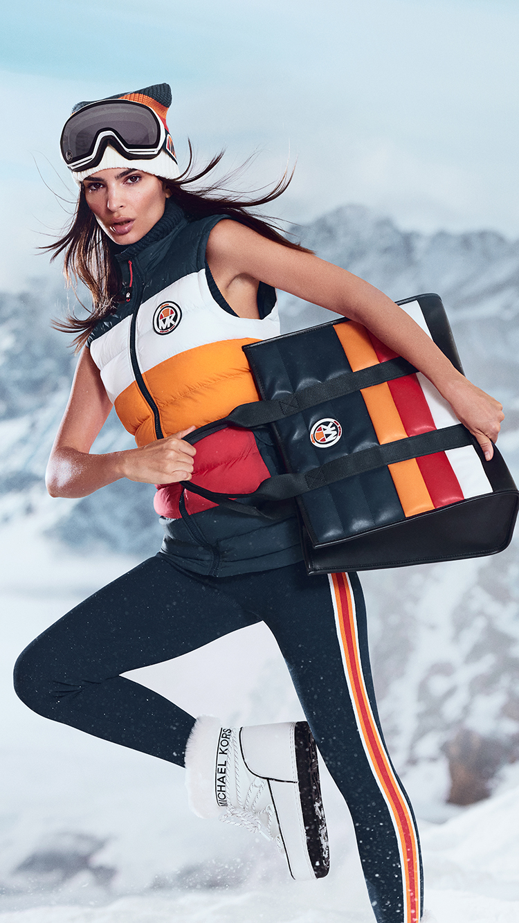 Emily Ratajkowski For Michael Kors x Ellesse - Red Carpet Fashion