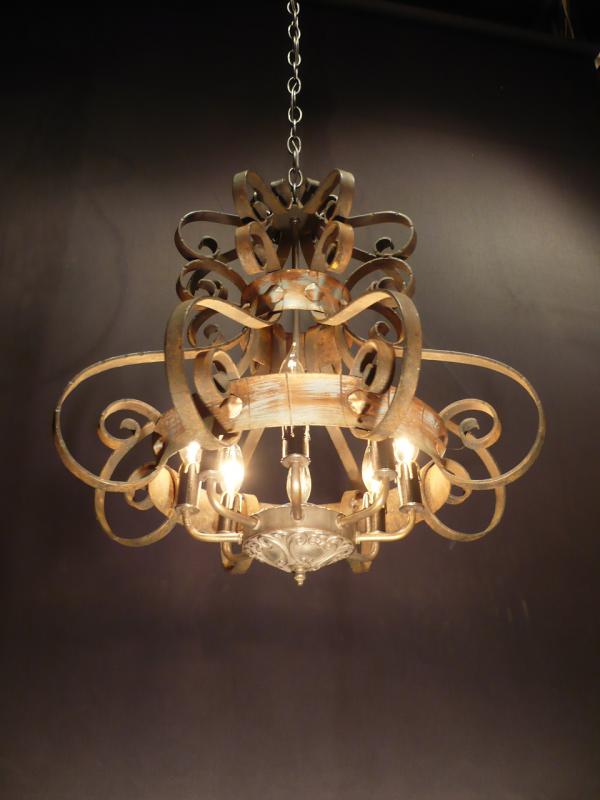 イギリス製アイアンシャンデリア インテリア照明 LCH 0744