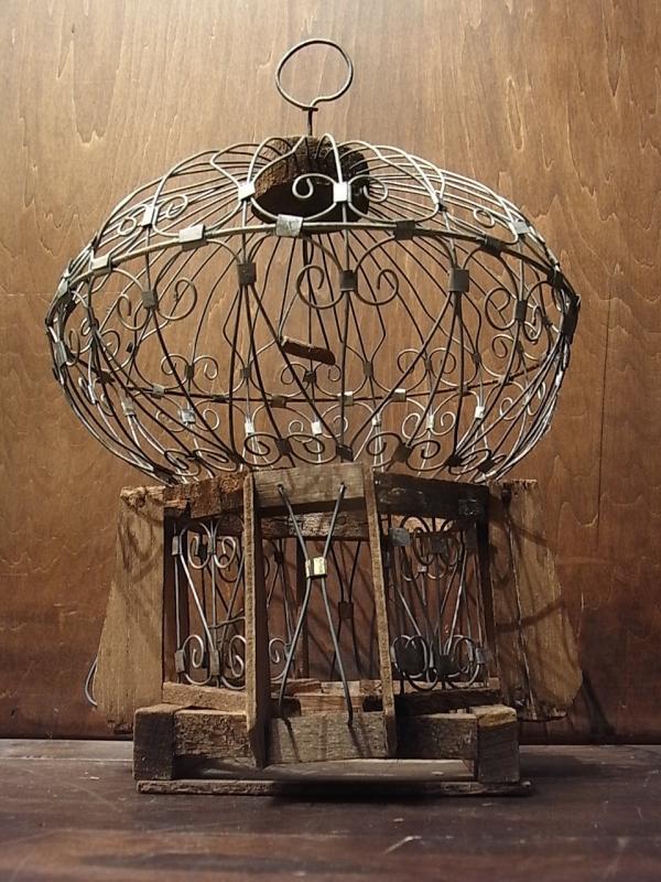 ワイヤー鳥かご、フランス製バードケージ LCM 5810