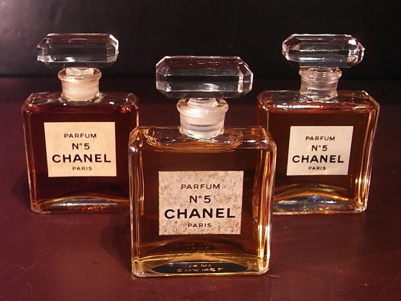 CHANEL N°5 香水瓶、ミニチュア香水ボトル、ミニガラスボトル