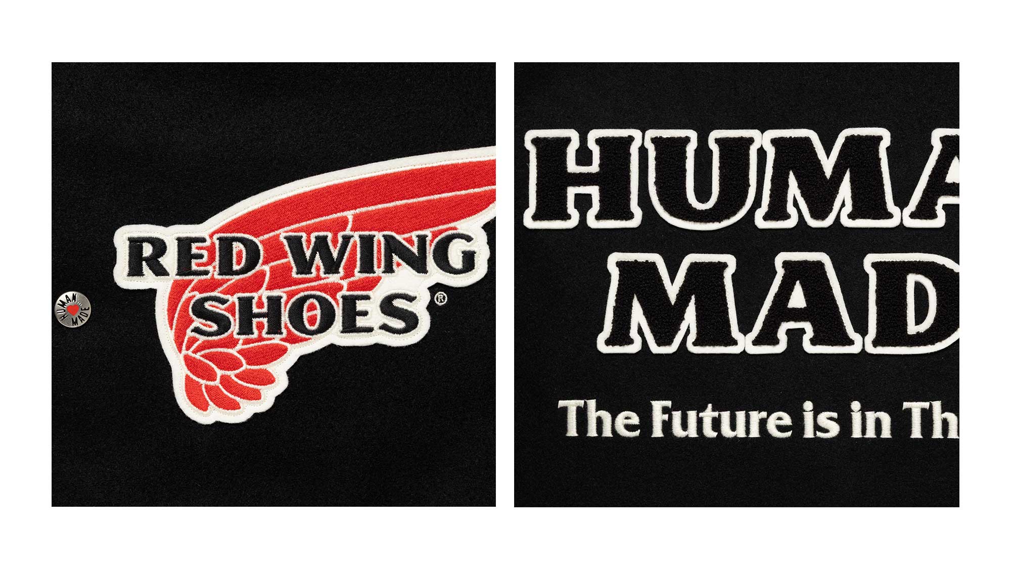Shop the Red Wing X HUMAN MADE Varsity Jacket 97620 | Official Red
