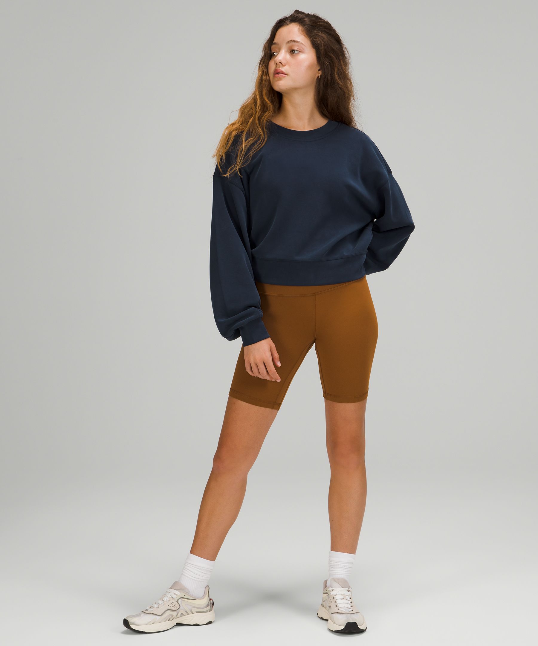 Lululemon + Perfectly Oversized Cropped Crew Softstreme