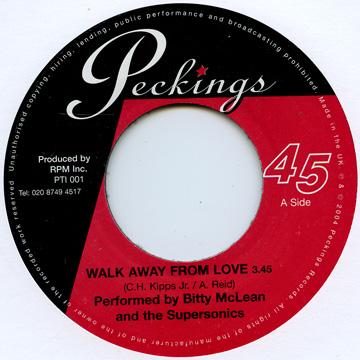 Bitty McLean, Supersonics - Walk Away From Love(7