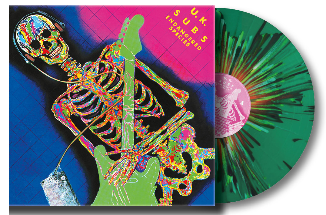 UK SUBS - ENDANGERED SPECIES (ALLIANCE EXCLUSIVE SPLATTER VINYL