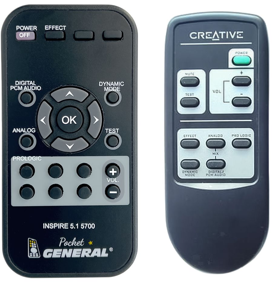 CREATIVE INSPIRE 5.1 DIGITAL 5700 - remote control duplicate