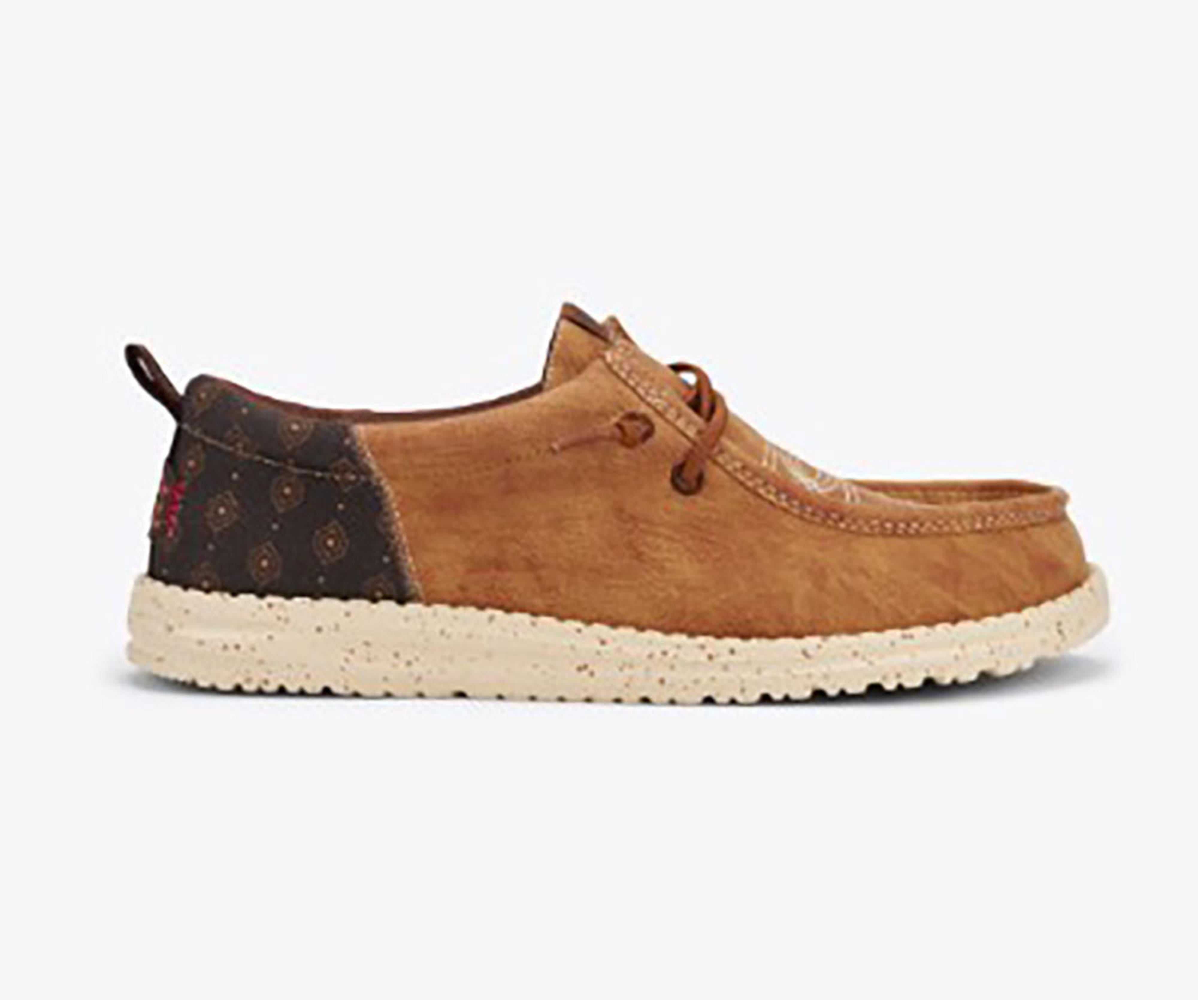 Hey Dude Men`s Wally Funk Western Stitch Moc Shoe | Renegade Stores