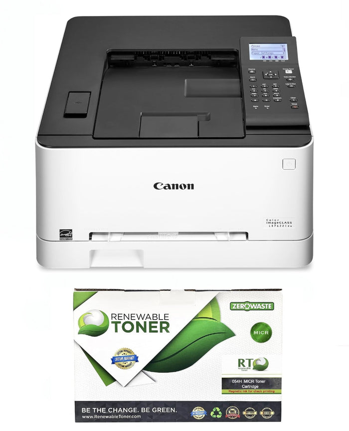 Canon LBP622Cdw Check Printer with 1 RT 054H MICR Toner Cartridge