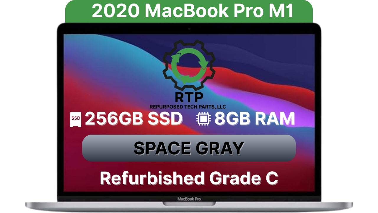 M1 Apple MacBook Pro (2020) 8GB RAM, 256GB, Space Gray (Grade 