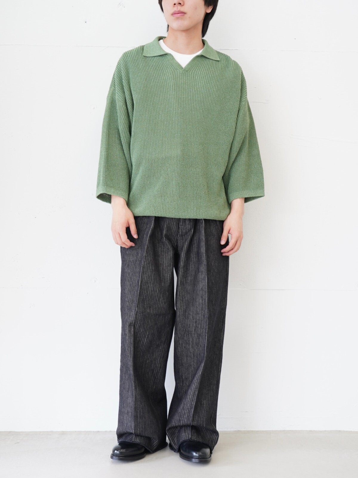 スキッパーニットシャツ - ブラン ワイエム レディース & メンズ｜公式