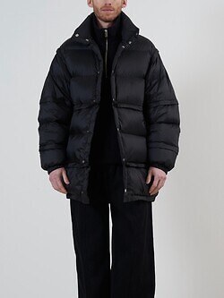 マルチデタッチャブルリバーシブルダウンジャケット - ヨーク メンズ