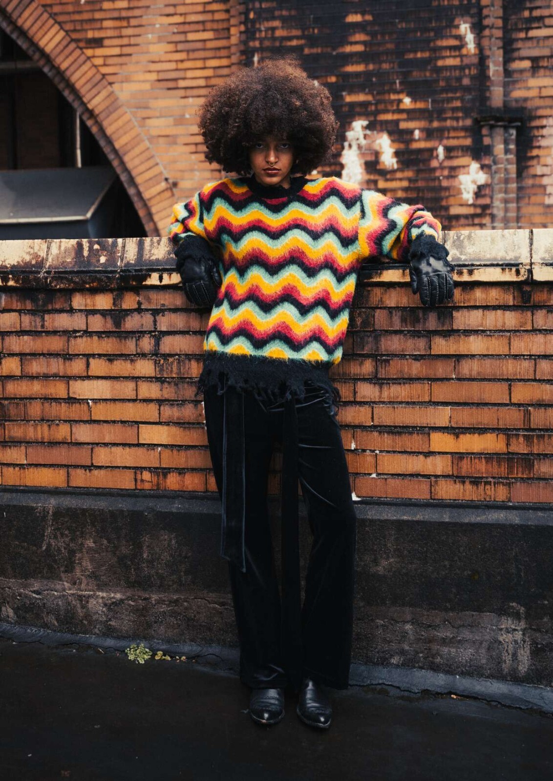 ウェーブモヘアニット - ラムロフ レディース & メンズ｜公式通販