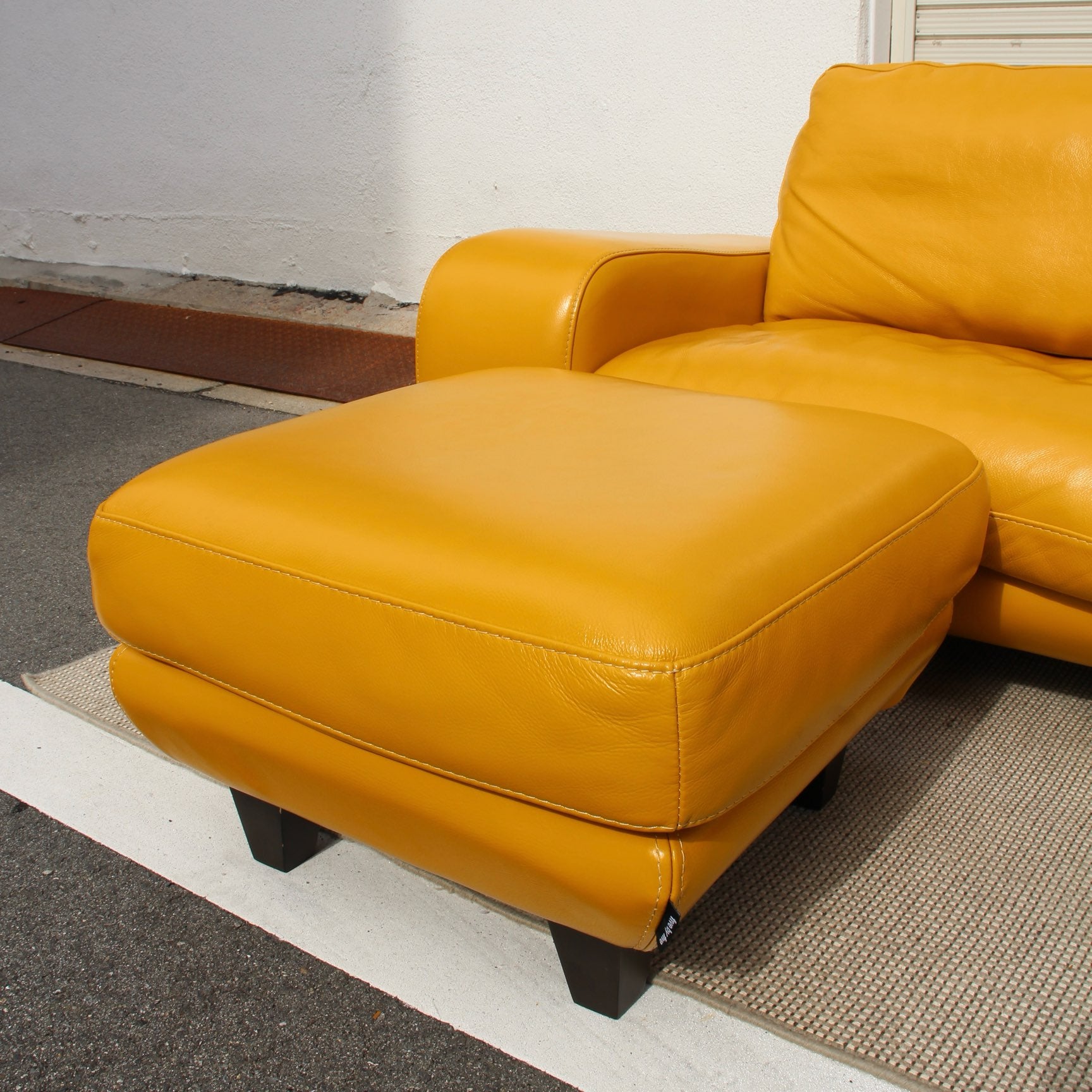 ACTUS five by five オットマン 本革 大きめサイズ ACTUS five by five