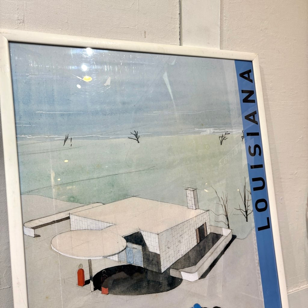 未来の家」/ 「Fremtidens Hus」アルネ・ヤコブセン ポスター 中古 絵画