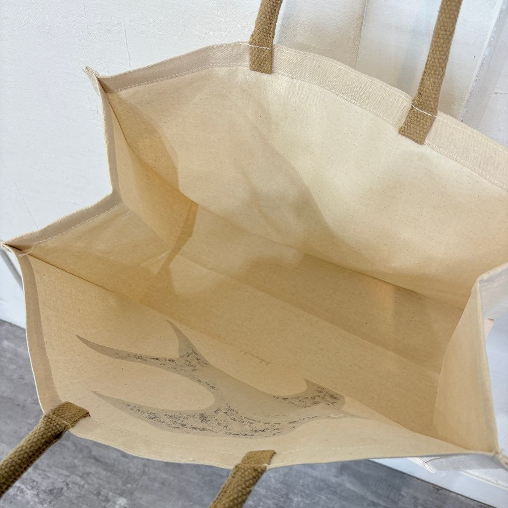 柚木沙弥郎 型染め バッグ つばめ かばん 未使用 トートバッグ 作家 中古