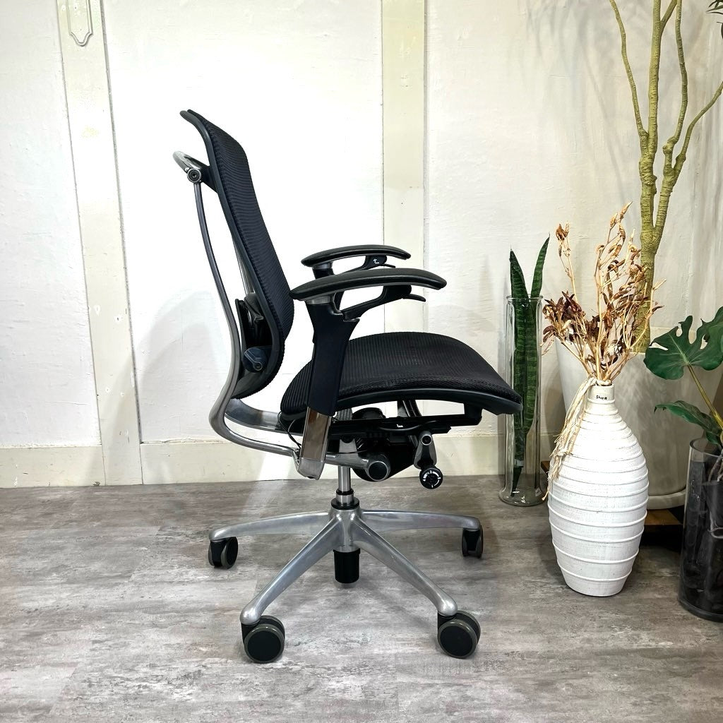 オカムラ コンテッサチェア JOIFA308 ブラック デスクチェア ワーク