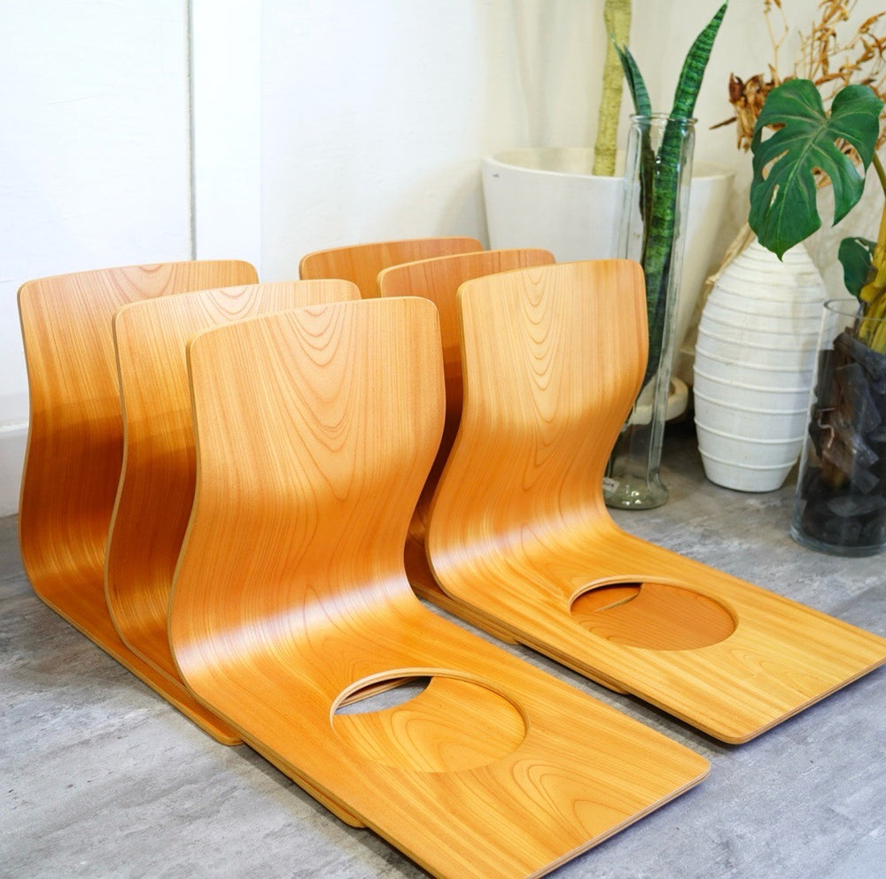 Tendo 木製座椅子 裏面に傷有り Tendo 木製座椅子 裏面に傷有り 天童